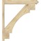 Ekena Millwork Merced Arts & Crafts Rough Sawn Outlooker, Douglas Fir, 6"W x 38"D x 42"H OUT06X38X42MRC03RDF - alternate 3